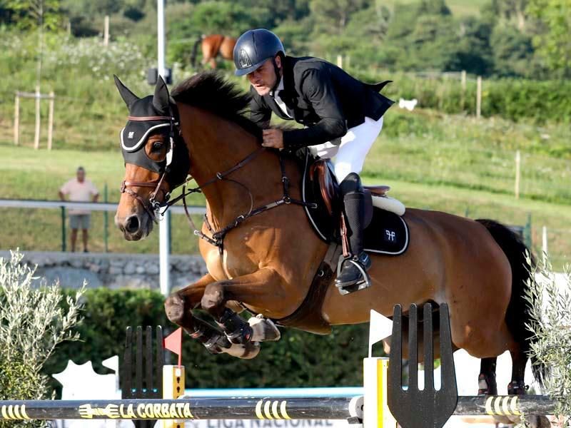 Ruben Gómez, con Caelios de Roumard, se hizo con el primer puesto en el Trofeo Rótulos Bedia.