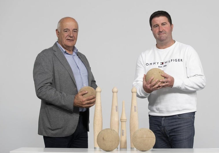 Julián Vélez y Luis Antonio Sañudo, candidatos a la presidencia de la Cántabra, en las instalaciones de El Diario Montañés.