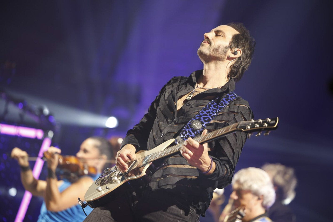 Manolo García y su banda estuvieron sobre el escenario del Palacio de Deportes tres horas