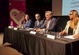 Dolores Gallardo, Víctor Ferreira, Jesús Artal y Soledad Arrarte