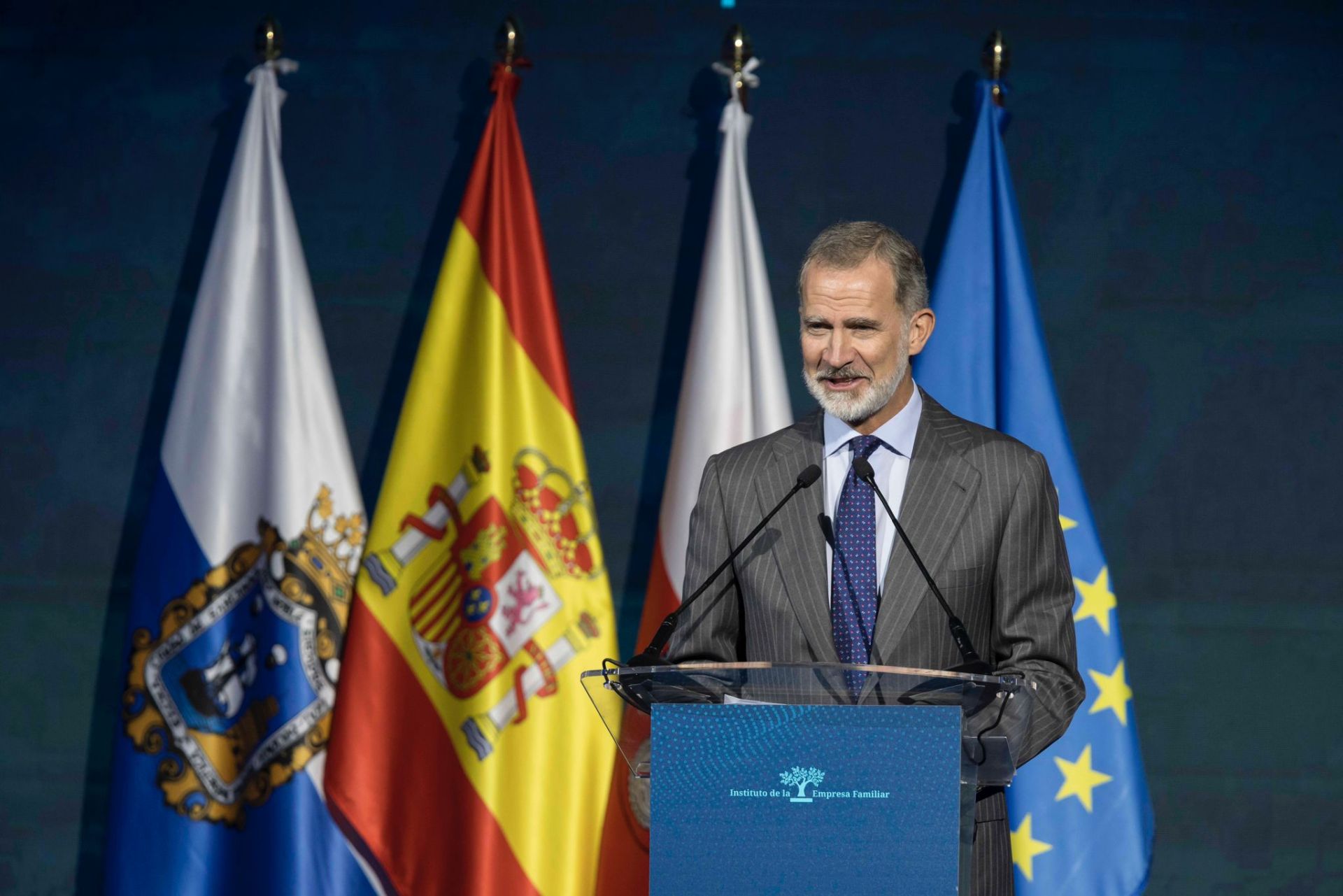 Felipe VI en su discurso de clausura del congreso.