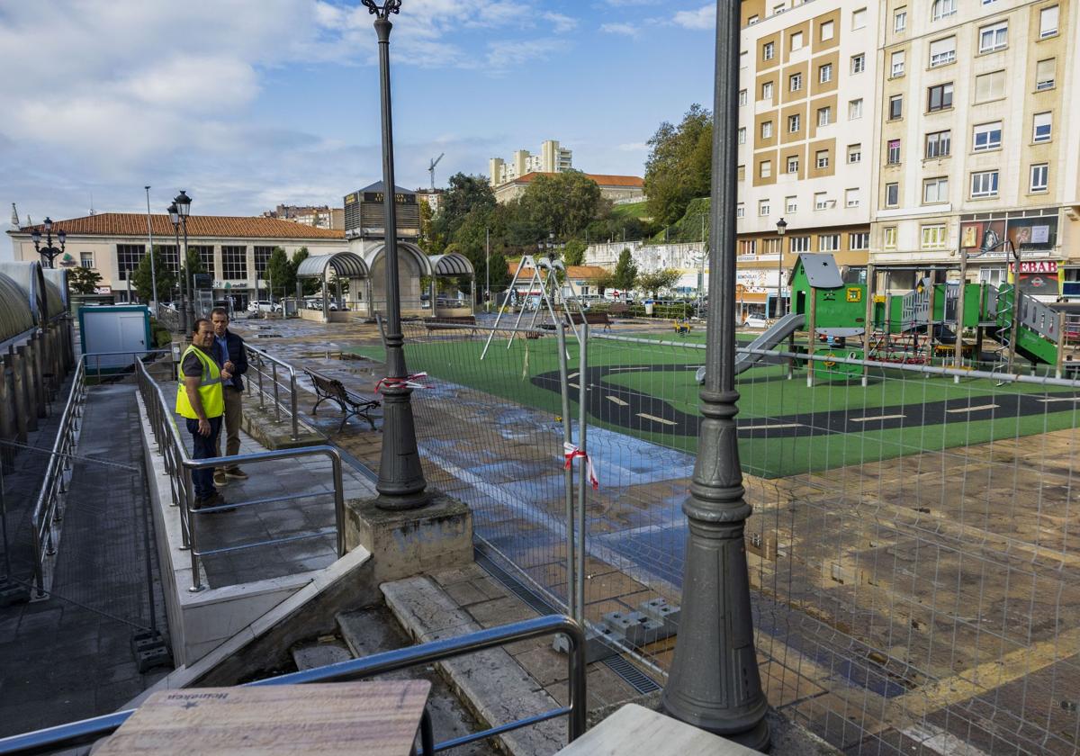 El parque está actualmente vallado y los operarios ya trabajan en triplicar sus dimensiones.