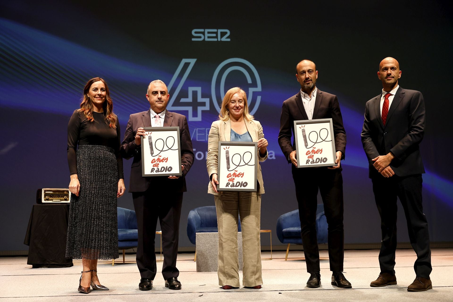 Mónica Revilla, Roberto Media, María José González Revuelta, Javier López Estrada y Miguel Montañés.