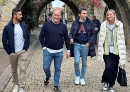 Alejandro Llano, Agustín Molleda, Pedro Casares y Susana Herrán.