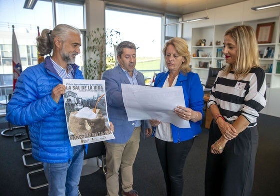 Federico José González, Óscar López, María Jesús Susinos y Aurea Martín.