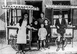 Los Ortiz, vendiendo helados con los carritos en Francia