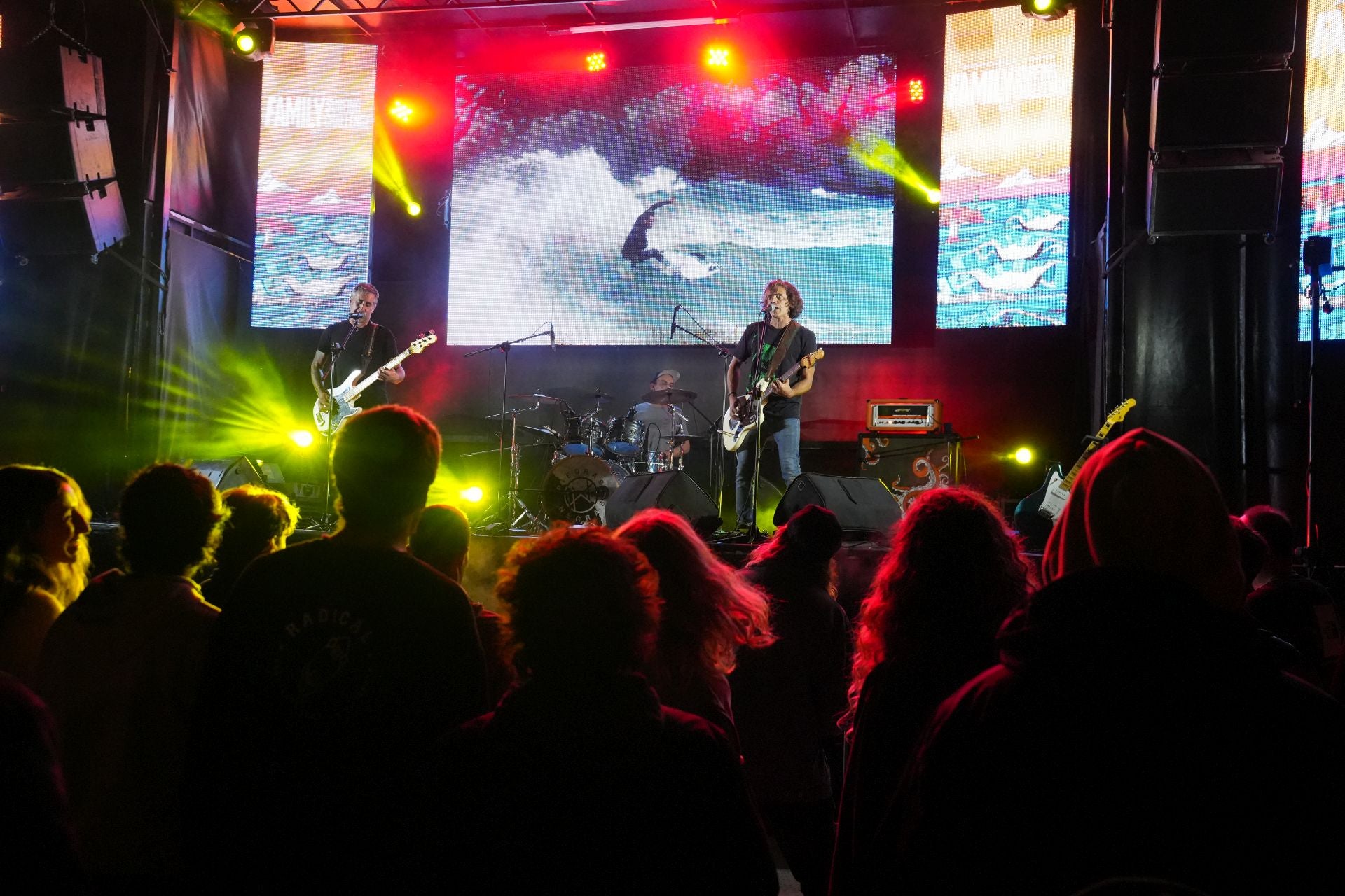 Jeremías San Martín durante el concierto que ofreció al terminar la competición.