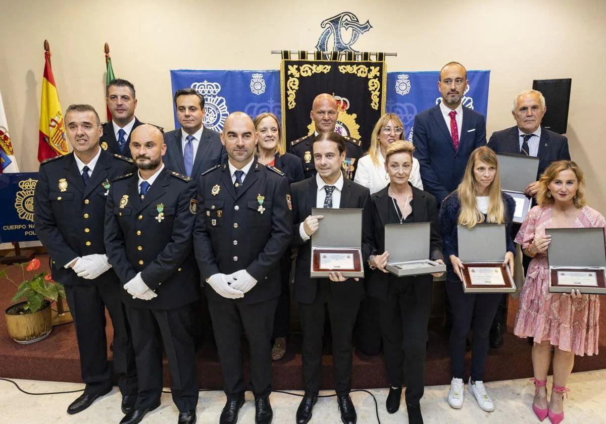 Imagen del pasado mes de octubre cuando la Policía Nacional de Torrelavega celebró festividad de sus patronos, los Santos Ángeles Custodios