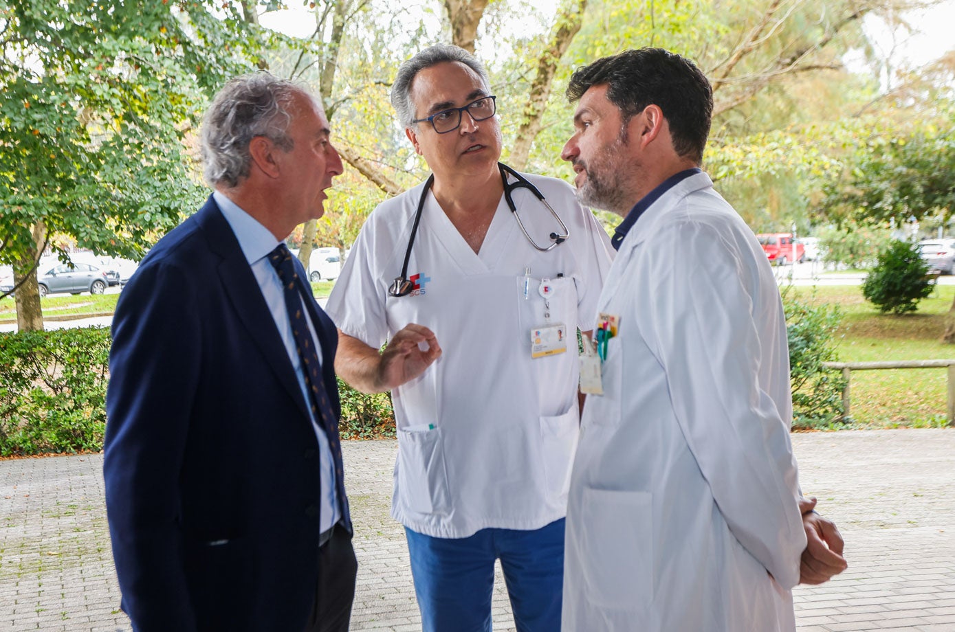 Tomás Cobo, Salvador Díez-Aja y Eduardo Díez.