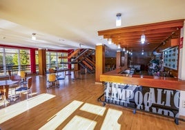 La cafetería del hotel La Corza Blanca, que será gestionada por el grupo catalán.
