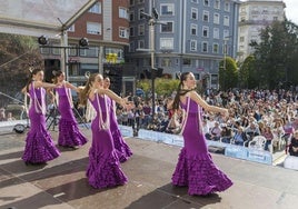 Imagen de archivo del Día del Flamenco en la plaza del Ayuntamiento