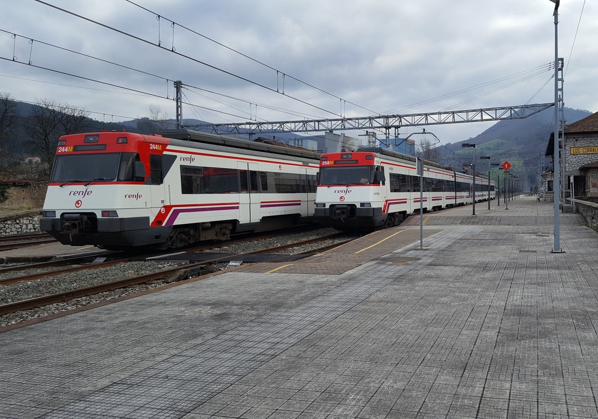 Adif y Renfe realizarán obras de mejora en la estación de Los Corrales de Buelna.