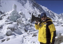 Sebastián Álvaro, en el campo base de la segunda montaña más alta del mundo, el K2.