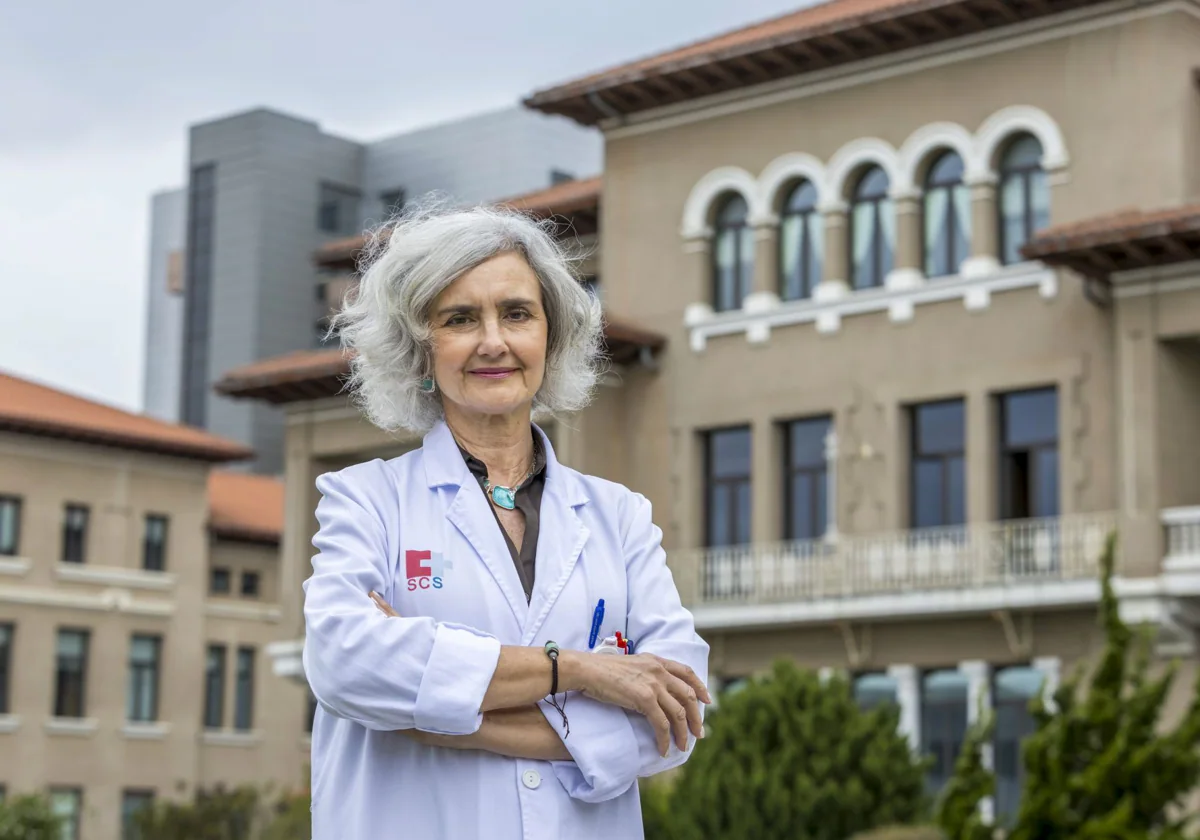 La ya exgerente de Valdecilla, María Dolores Acón, en una fotografía de este verano.