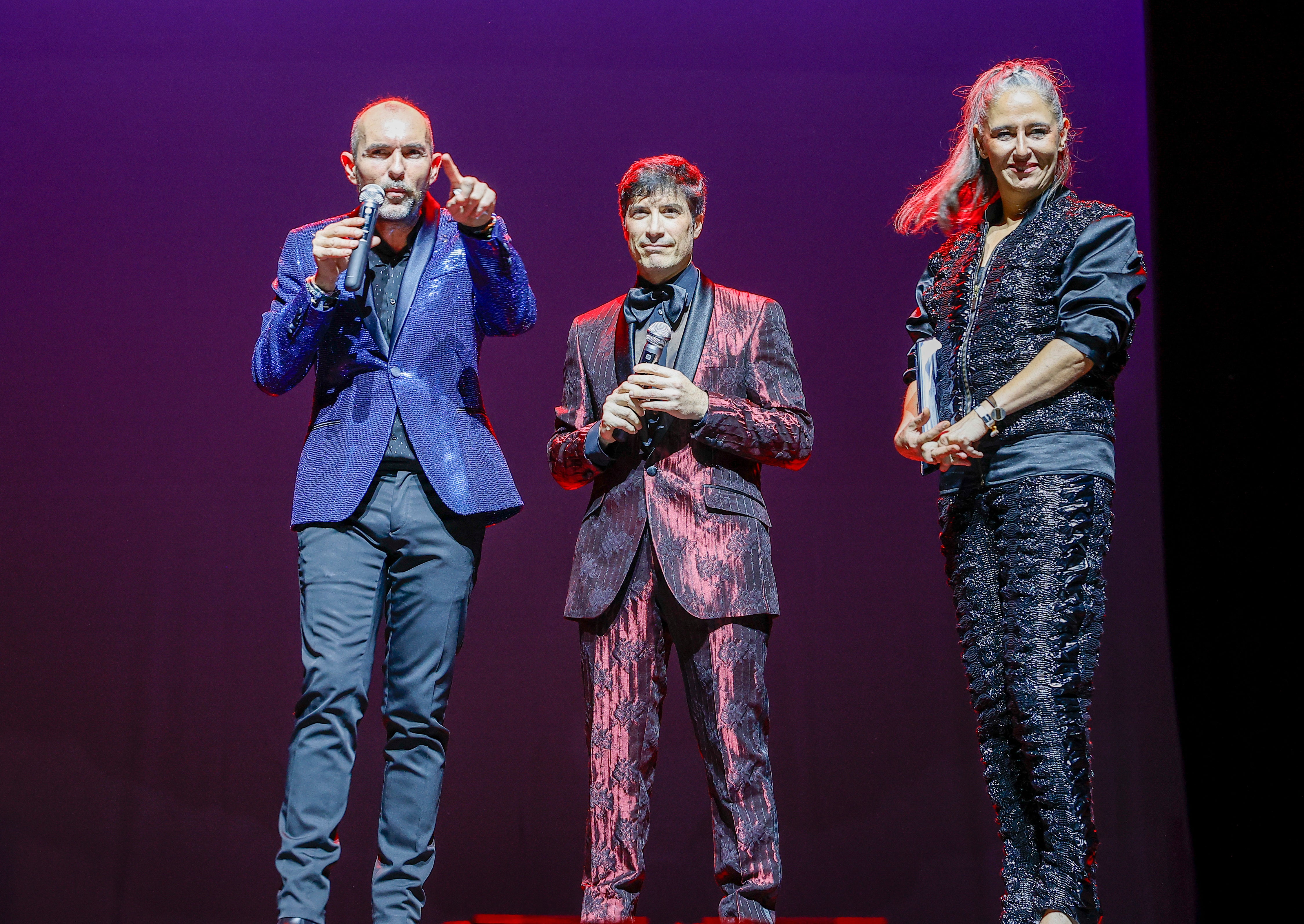 José Luis Callejo, Mario Domínguez y Leticia Mena.