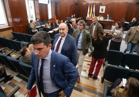 Así ha sido la desbandada de los ediles en el pleno de Presupuestos