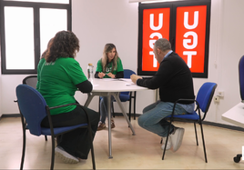 El equipo del área 'UGT en verde Cantabria'.