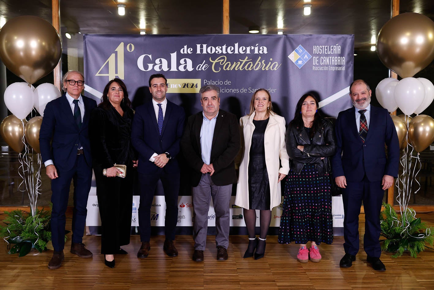 Javier Collado, Patricia Roiz, Fran Arias, Agustín Navarro, Isabel Urrutia, Noemí Méndez y Rubén Calderón. 