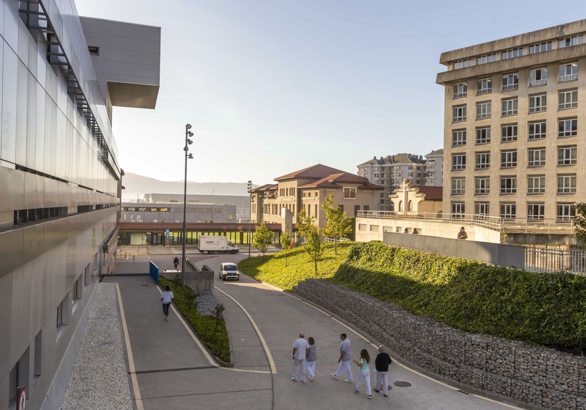 Vista de la zona en la que está prevista la construcción del búnker de la protonterapia.