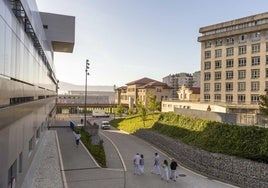 Vista de la zona en la que está prevista la construcción del búnker de la protonterapia.