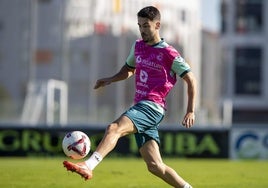 Andrés Martín, durante una sesión en La Albericia.