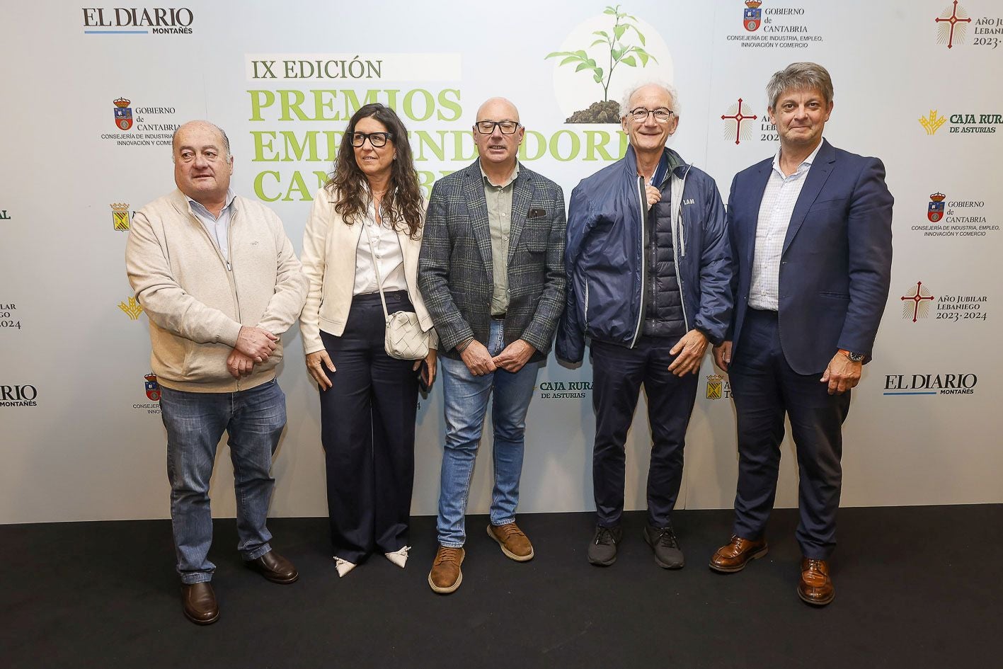 Ángel Sainz, Ana Manrique, Secundino Caso, Didie Flogui y Gerardo Pellón.