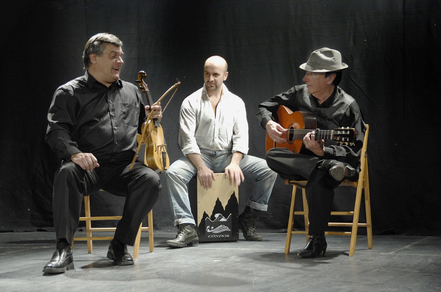 Chema Puente, Jairo León y Ramón Fernández 