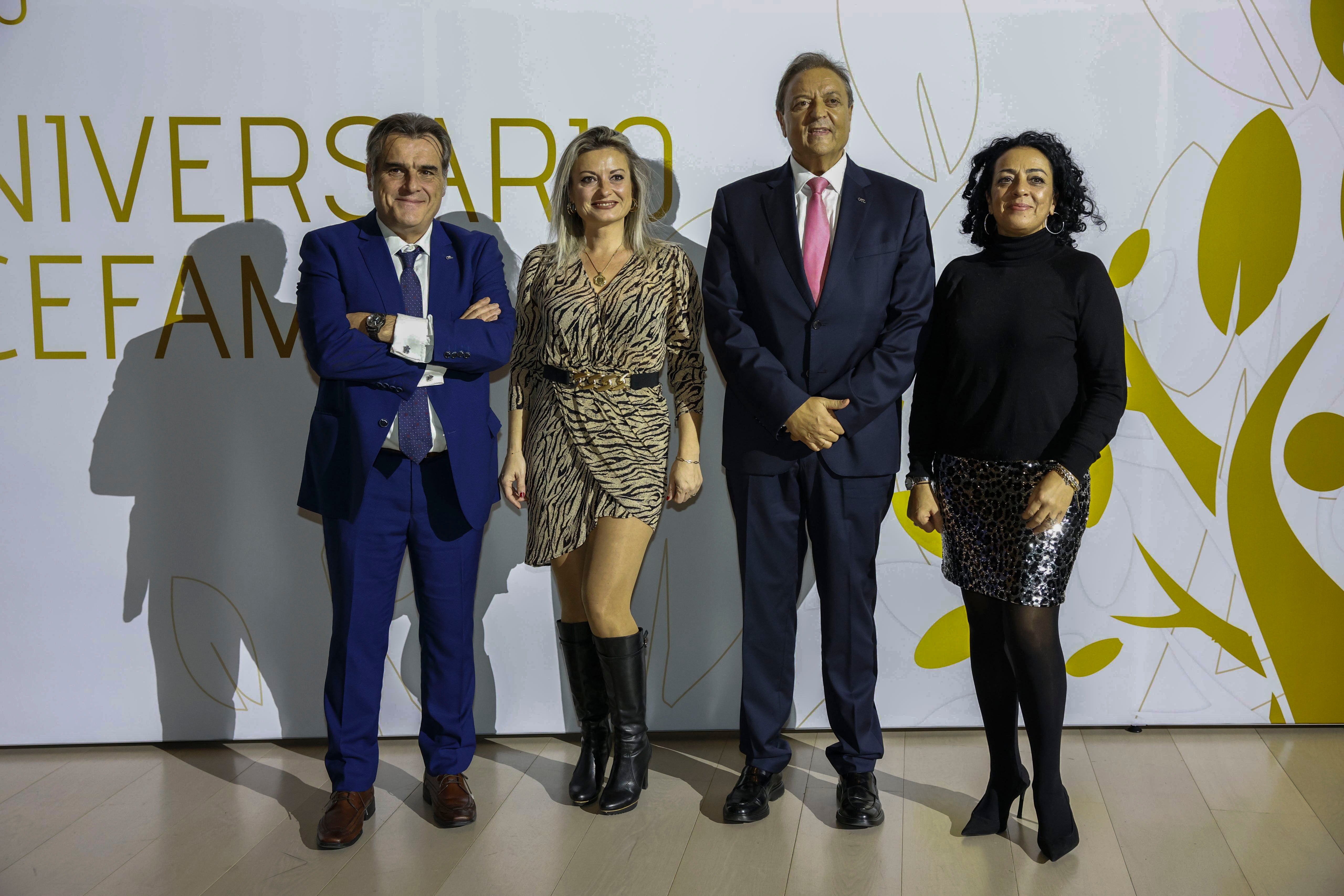 Rodrigo Arévalo, Ramona Abascal, Carlos Tejedor y Sofía Arévalo.