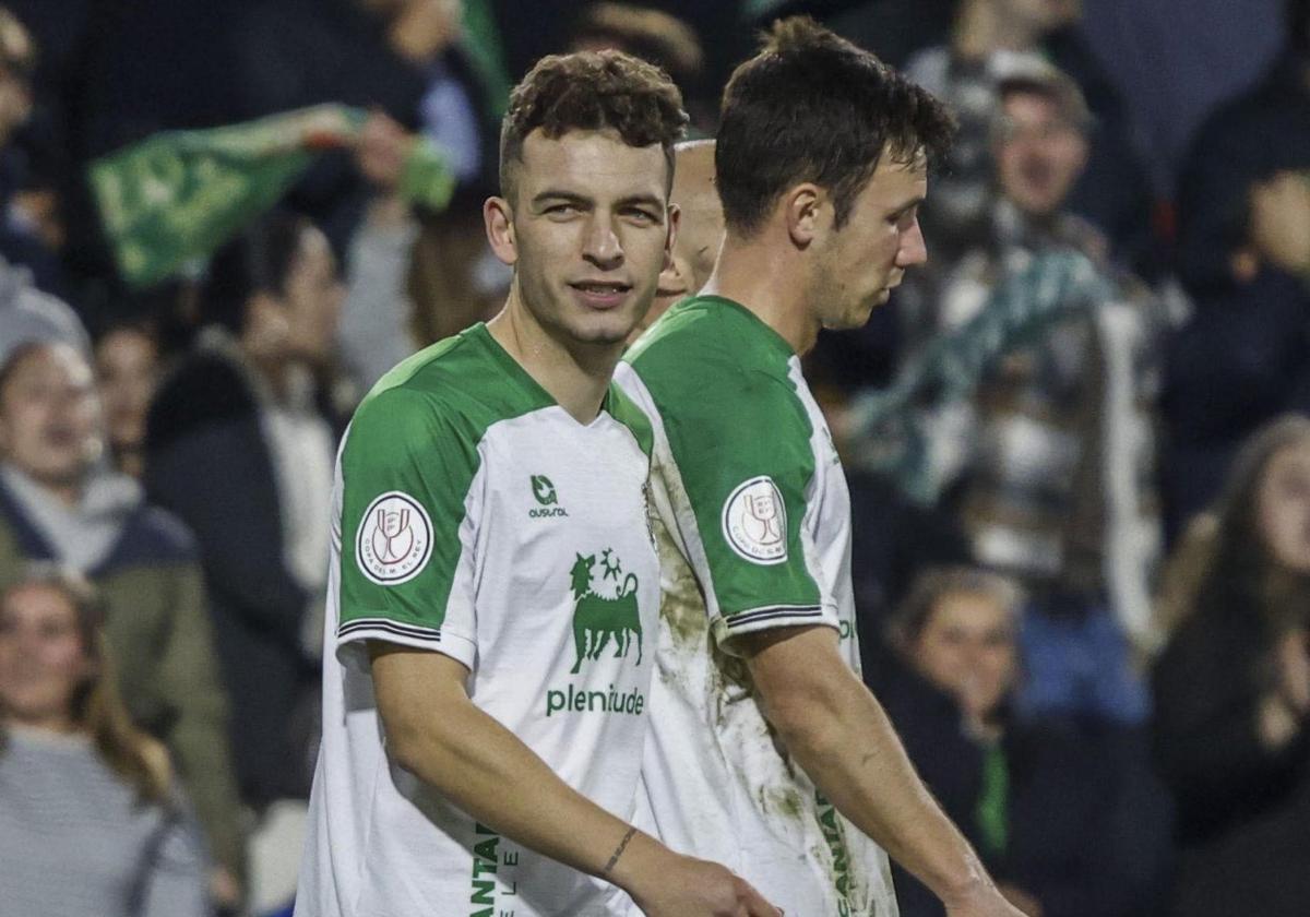 Íñigo Vicente, el miércolesfrente al Sporting en elpartido de su centenario.