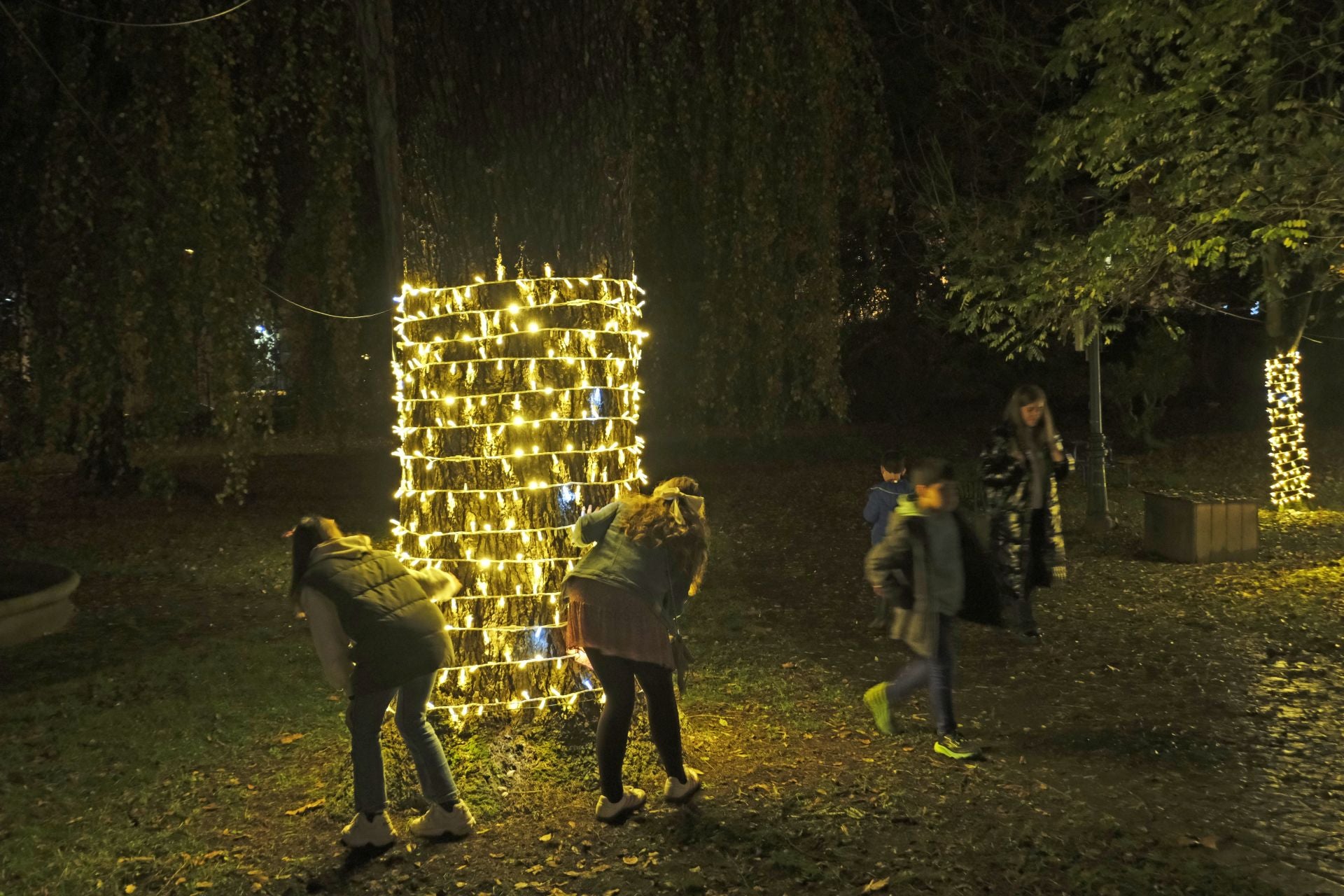 Las luces de la Navidad ya iluminan Cabezón