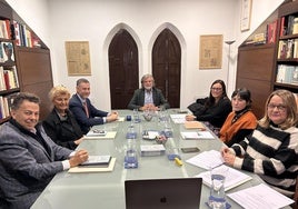 Imagen de la reunión del Patronato de la entidad santanderina, celebrada el pasado miércoles.