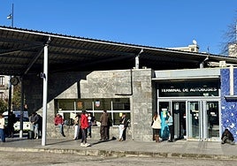 Terminal de autobuses de Laredo.