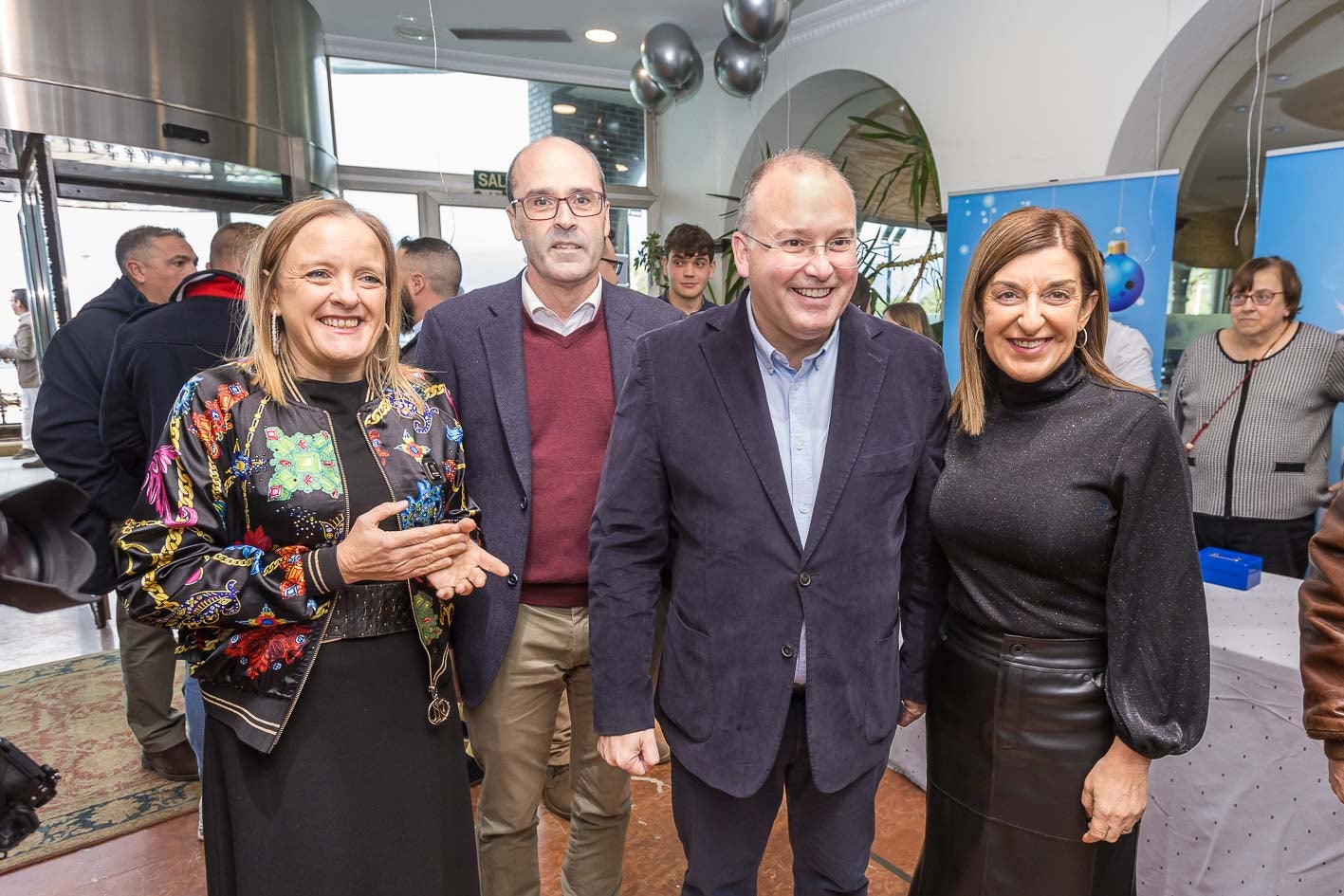 Isabel Urrutia, Juan José Alonso, Miguel Tellado y María José Sáenz de Buruaga.