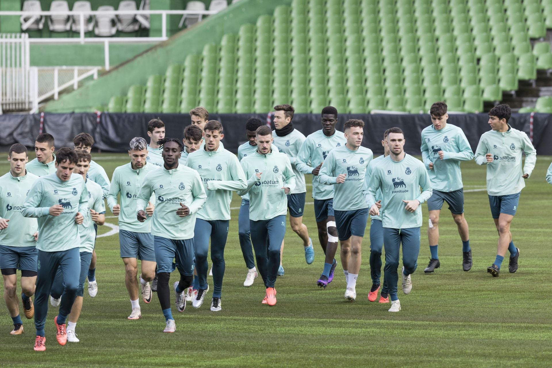 El entrenamiento del Racing, en imágenes