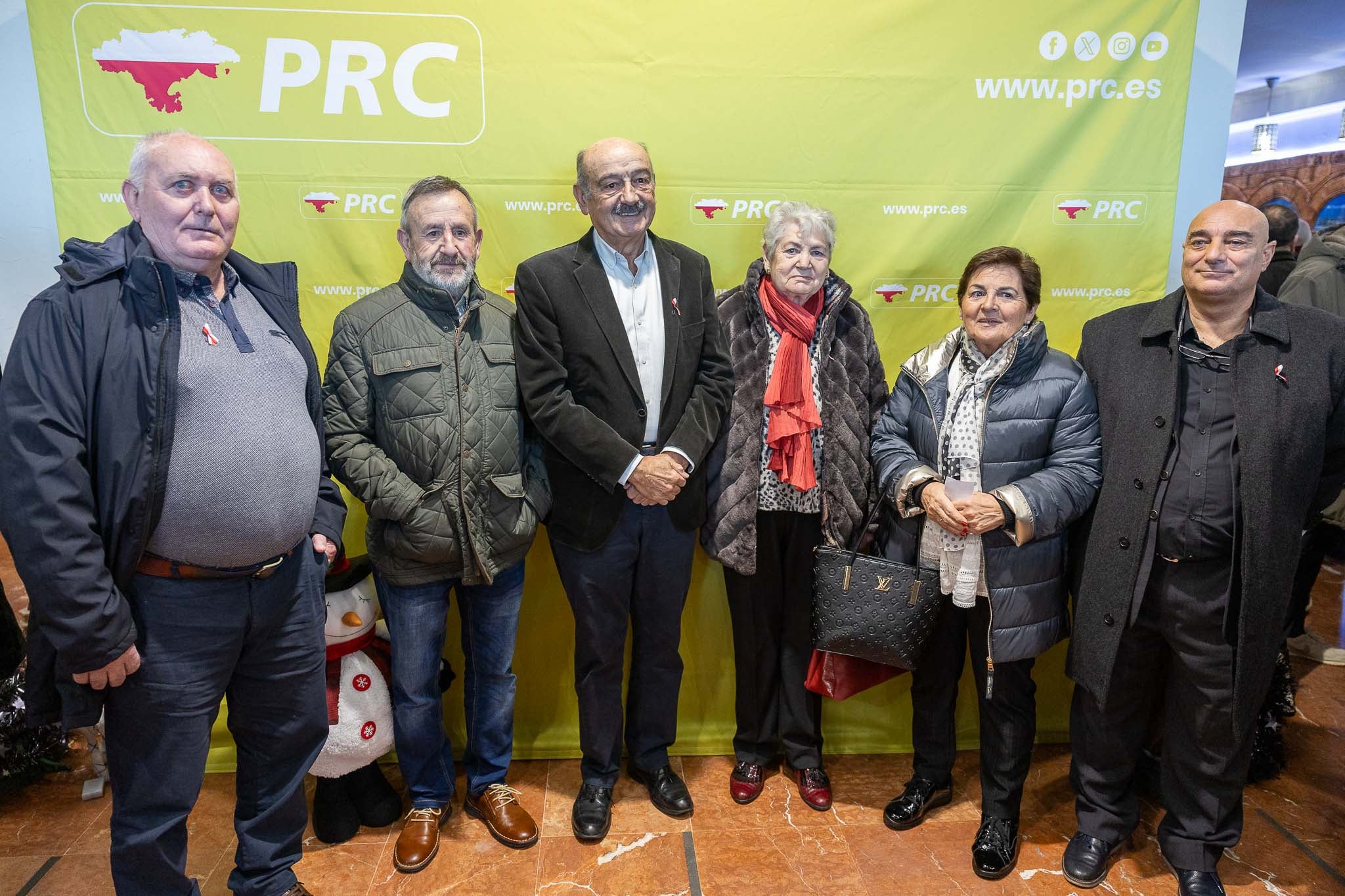 Fernando Franco, Francisco Gutiérrez, José María Mazón, Fortunata Escudero, Guadalupe Irusta y Javier Ocenio.