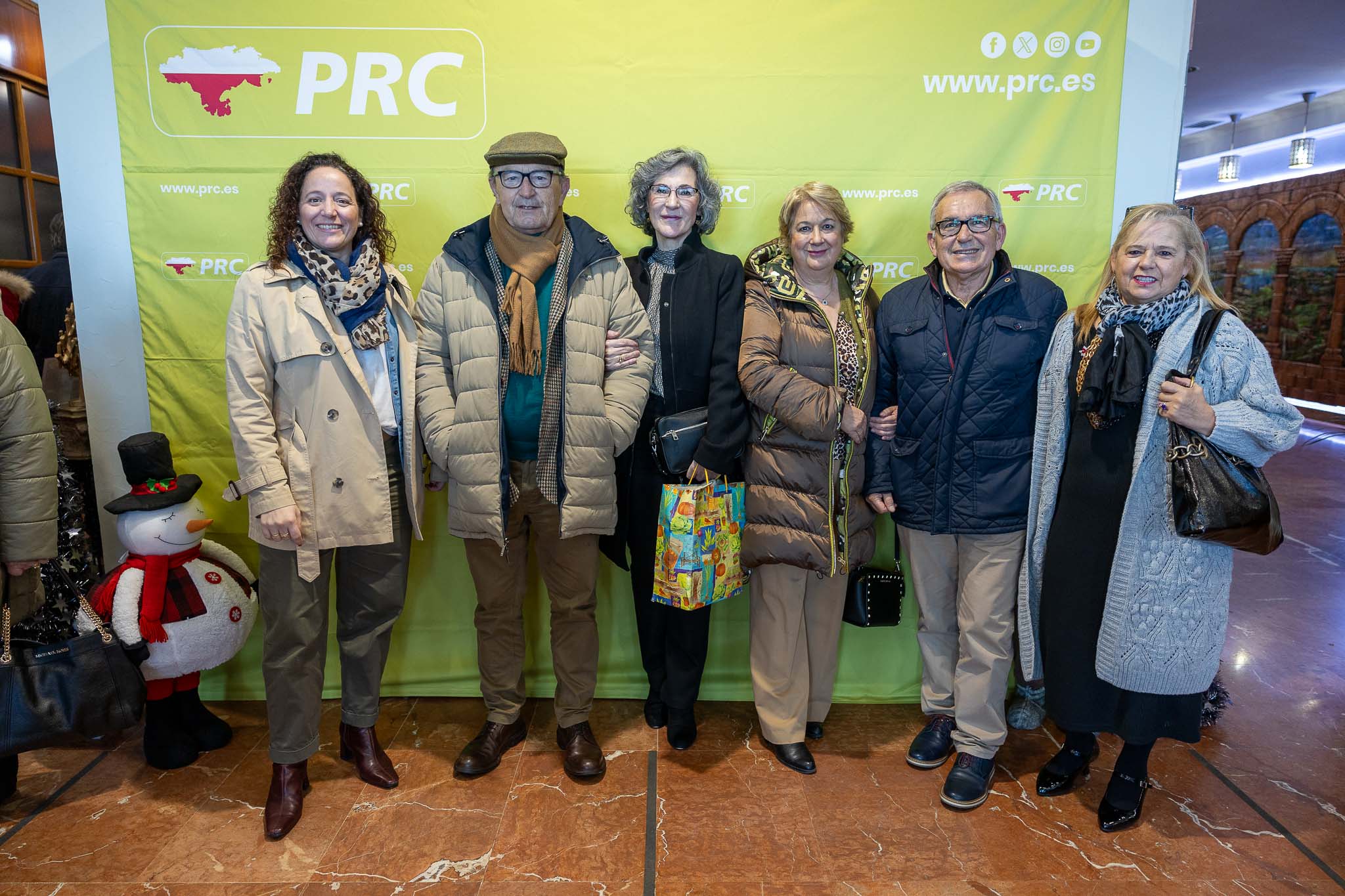 Carla Urabayen, Javier López Marcano, Mila Rodríguez, Pilar Estrada, Eutimio Sardina y Carmen Villacorta.