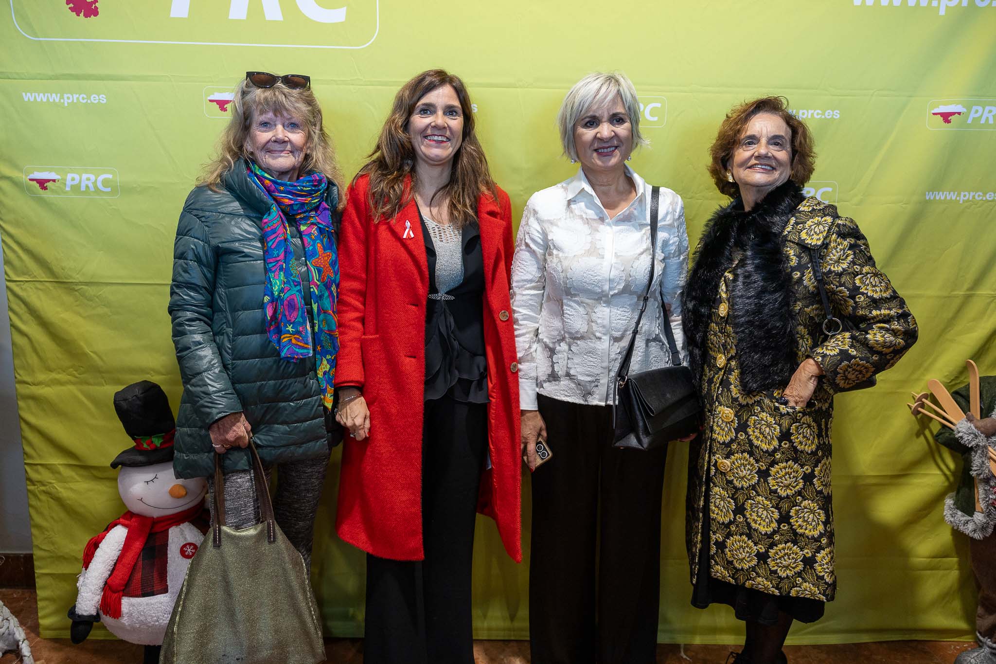 Susanne de Mares, Paula Fernández, Aurora Diaz y Carmen Gutiérrez.