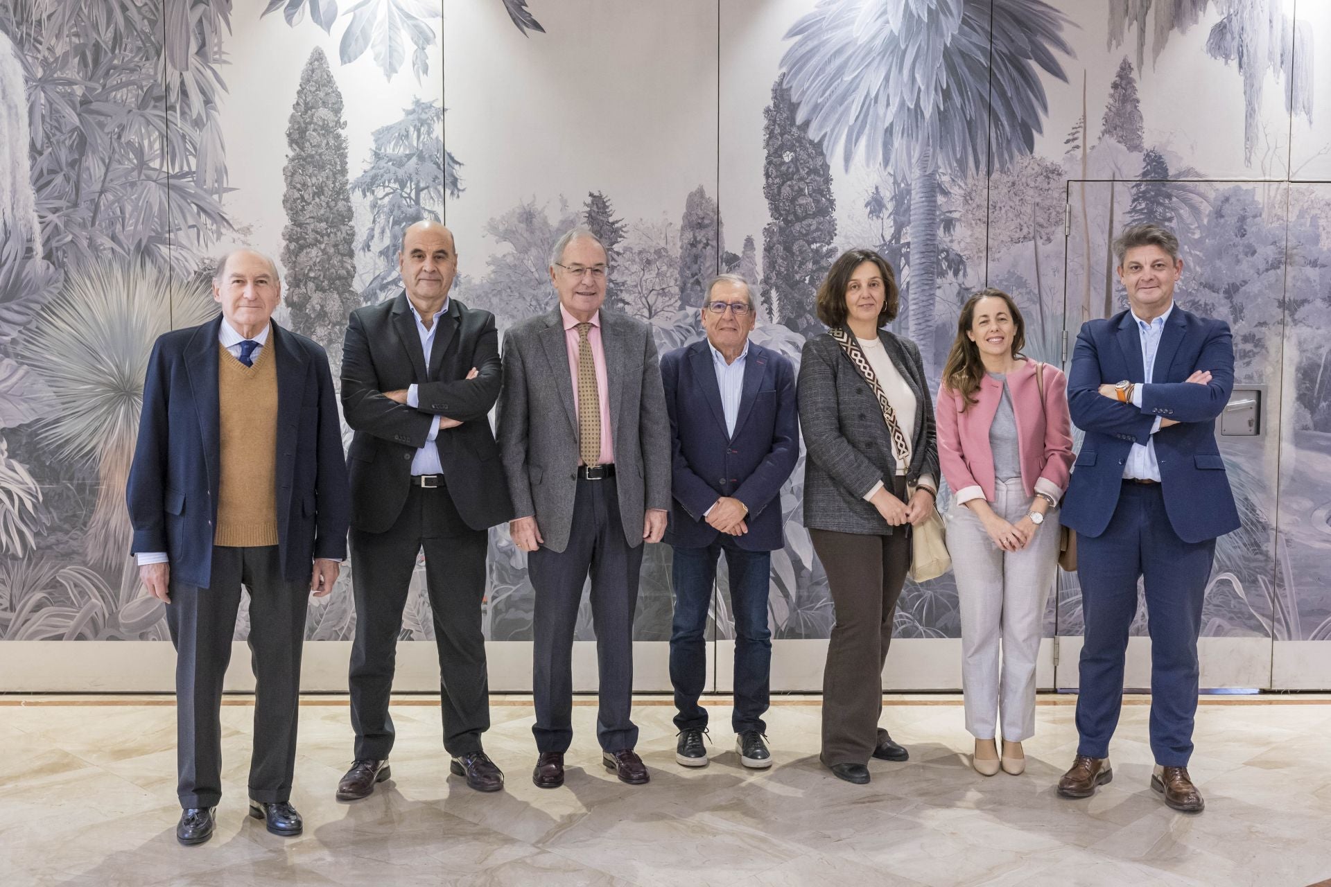 Eduardo Zúñiga, Justino Sánchez, Alberto Cuartas, Víctor Gijón, Isabel Armisén, María Fresno y Gerardo Pellón.