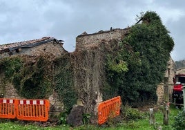 Casa demolida por el Ayuntamiento en Santa Olalla.