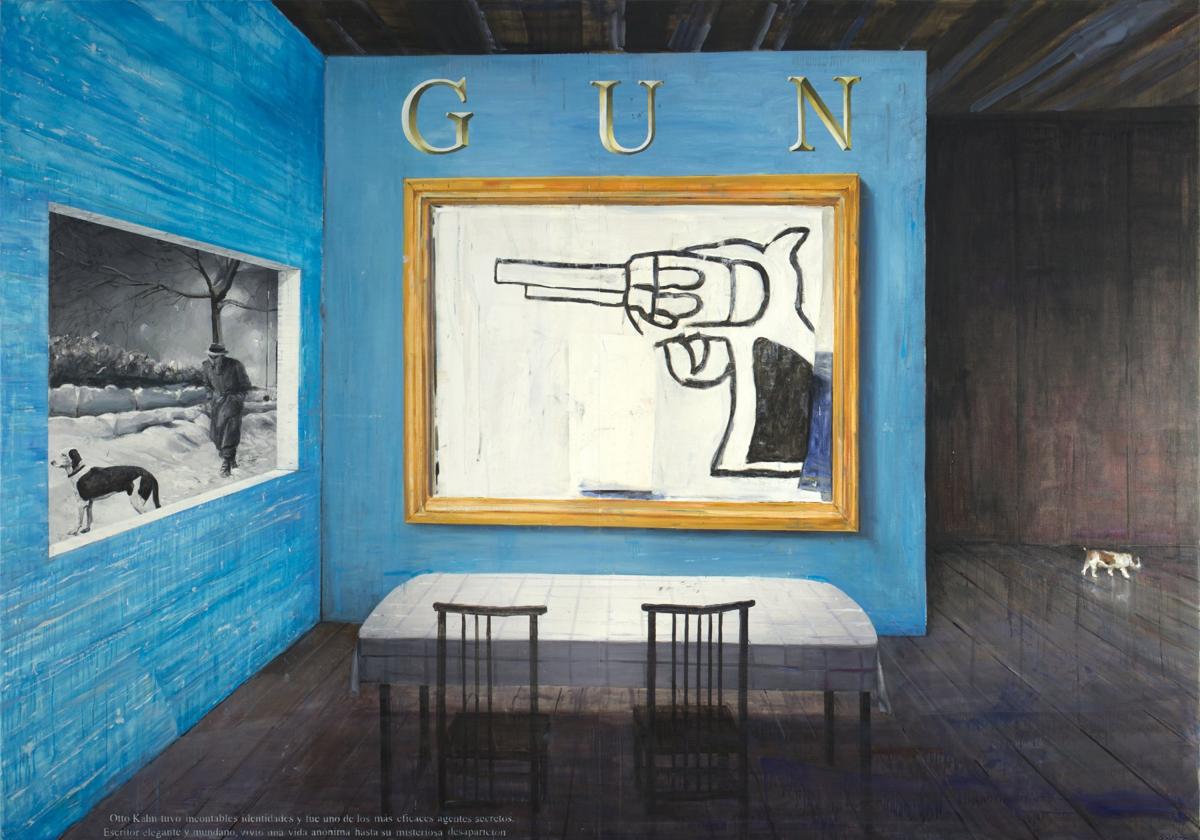 Eduardo Gruber. 'Gun' / 2012. Óleo sobre tela