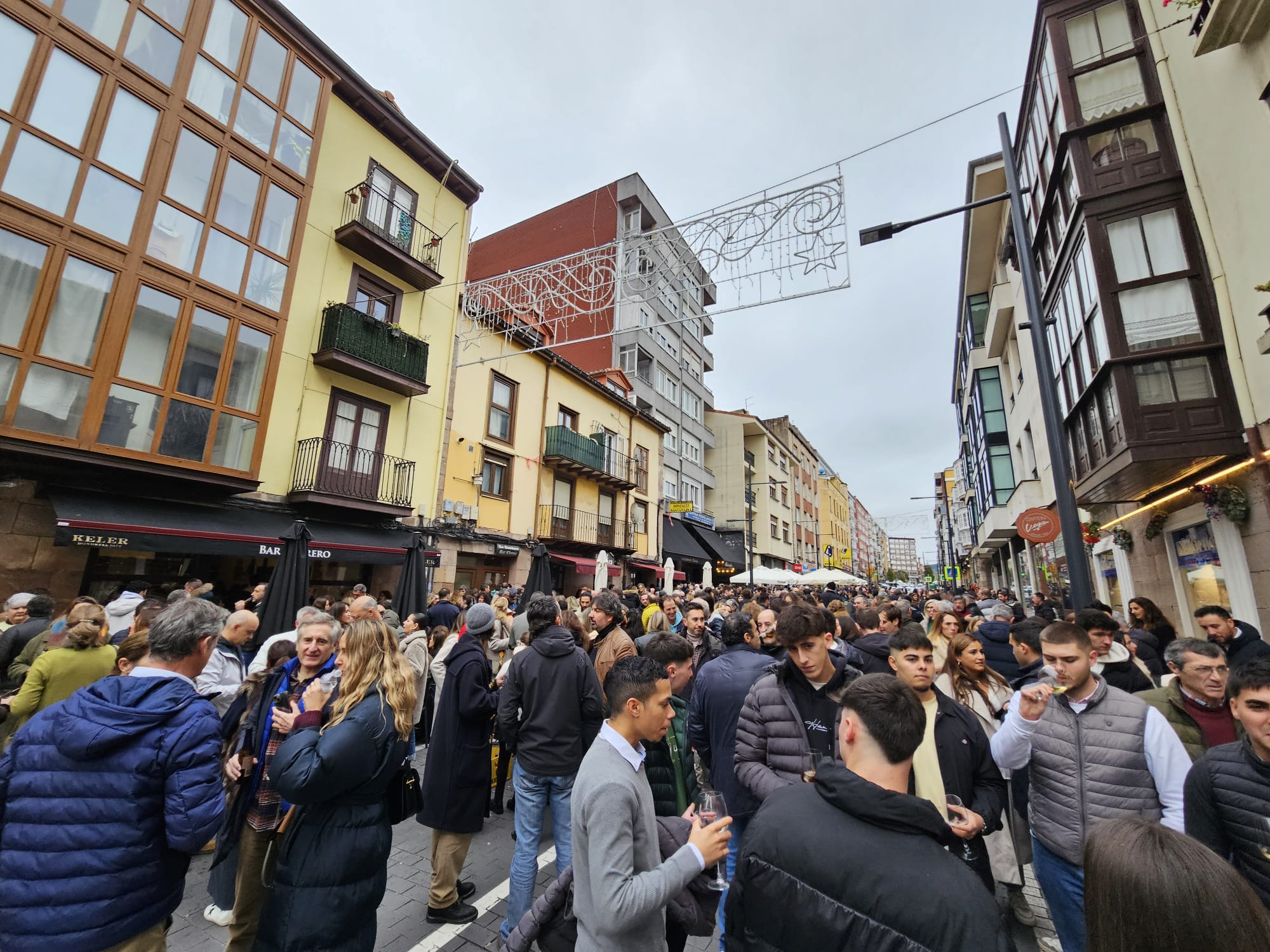 Otra imagen de la Tardebuena en Torrelavega.