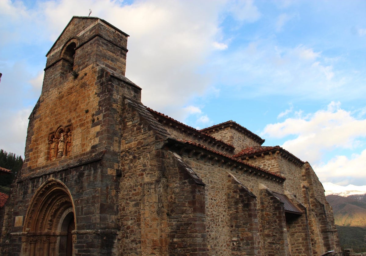 Iglesia románica de Piasca donde se realizará una de las visitas programadas