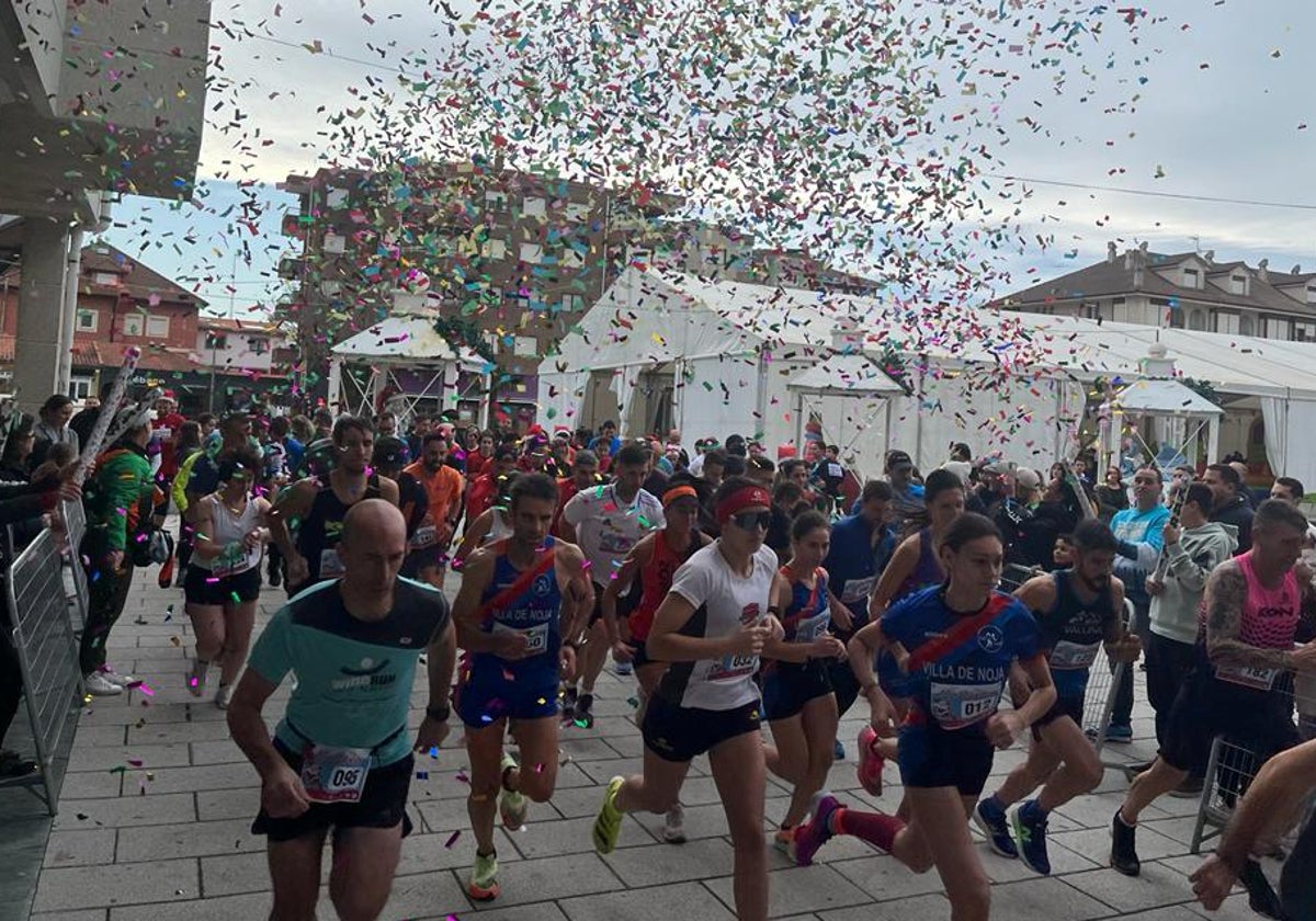 Carrera de San Sivestre en Noja en una pasada edición.