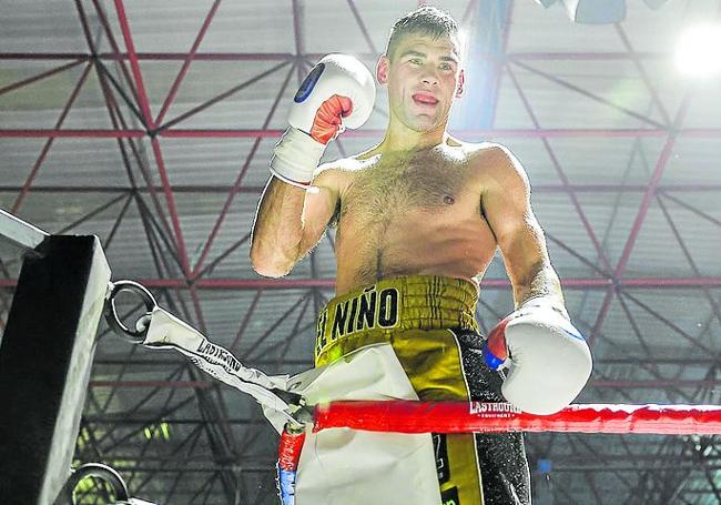 Sergio García, tras el combate ante Emiliano Ezequiel.