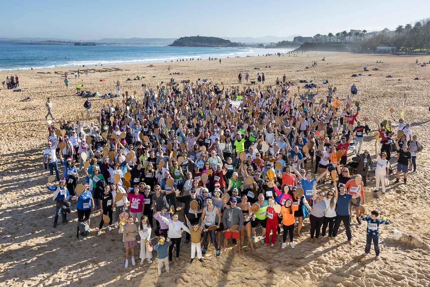 El evento solidario de palas, en imágenes