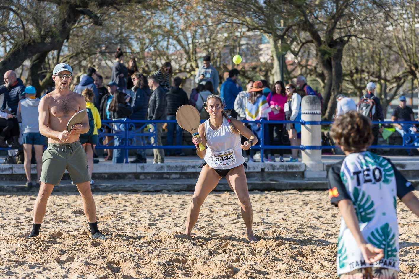 El evento solidario de palas, en imágenes