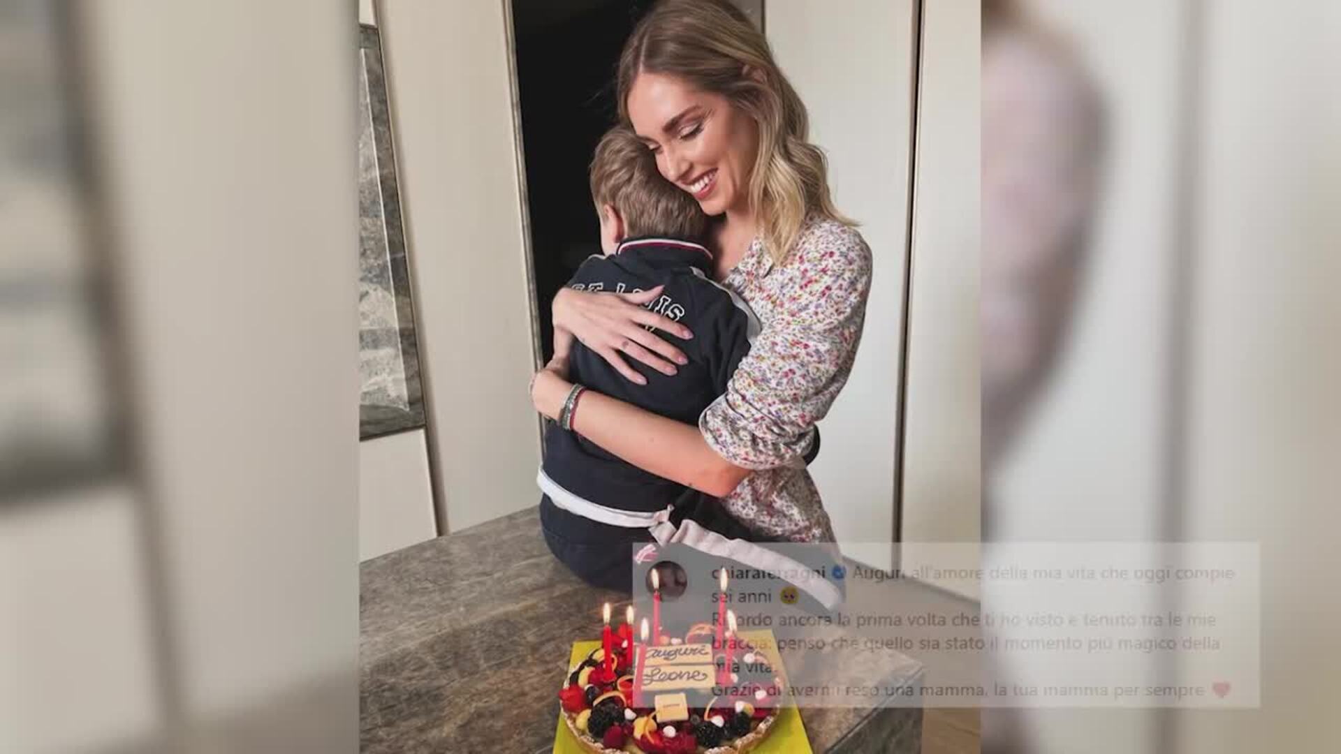 Leo, el hijo mayor de Chiara Ferragni y Fedez, cumple 6 años