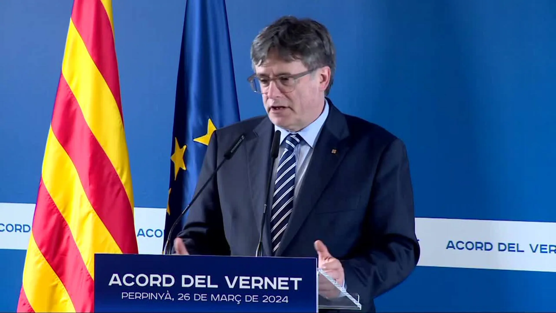 Puigdemont reivindica el espíritu de suma de Junts ante la "resignación" que ofrece el Estado