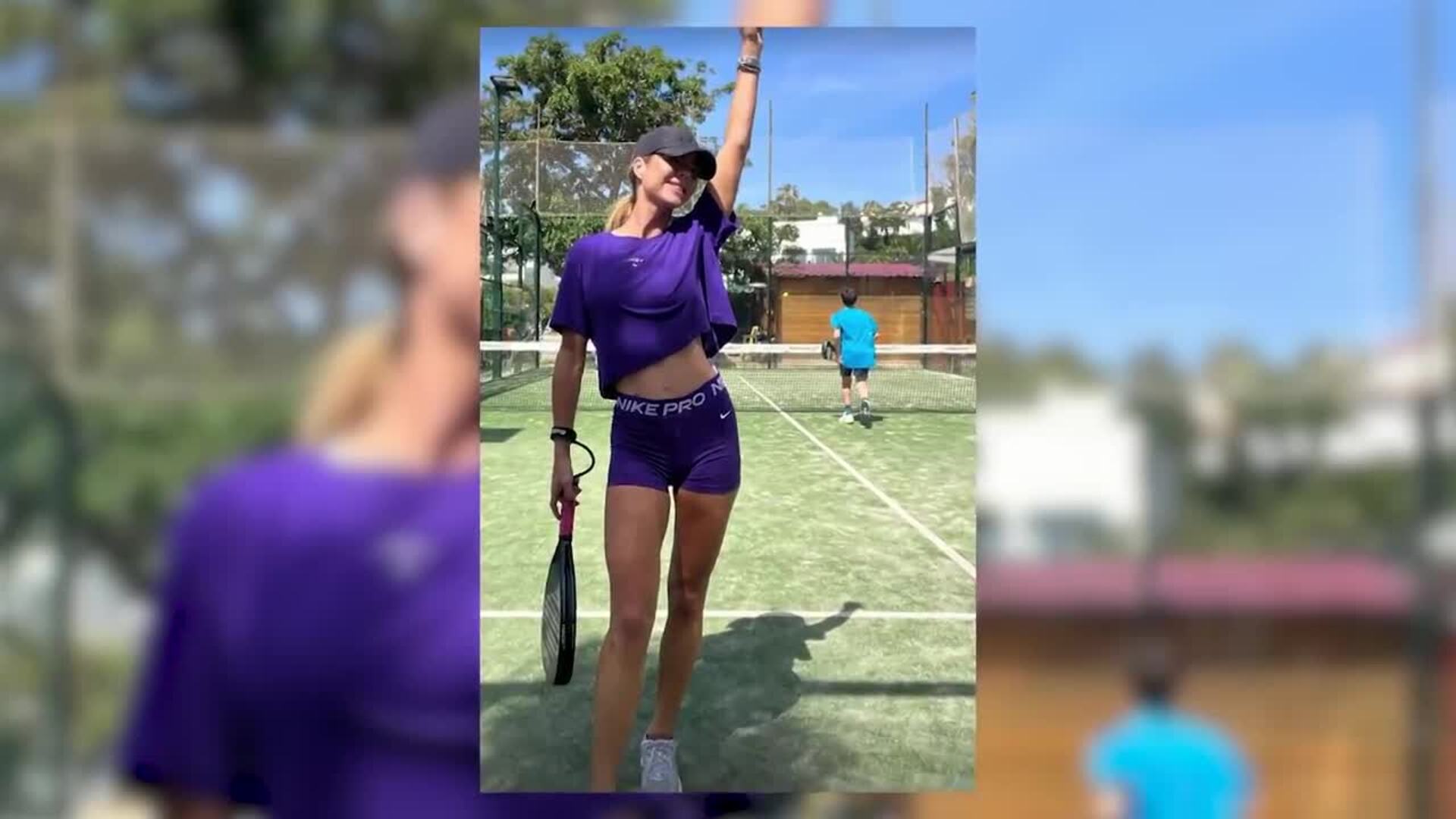 Amelia Bono sorprende a sus seguidores con su look más deportivo en un partido de tenis