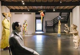 Detalle de 'Artefactos', entre las propuestas expositivas de la Torre de Don Borja.